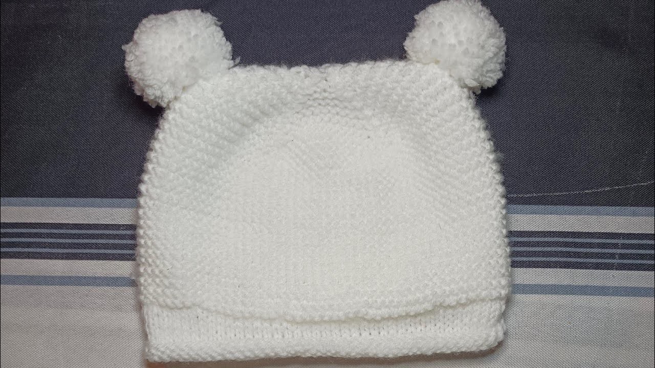Tuto tricot bonnet bébé 0.3 mois