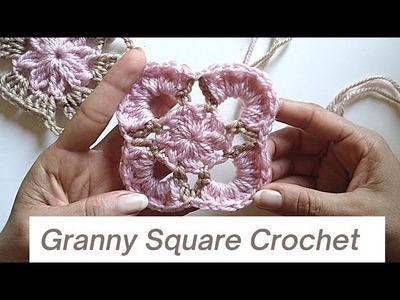 Tutoriel Square Crochet  | Tutorial Carré au Crochet Facile #crochet #square