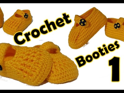 Crochet baby booties [1.3] Tığ işi patik (hard.complex level) #shorts #crochê #crochettutorial