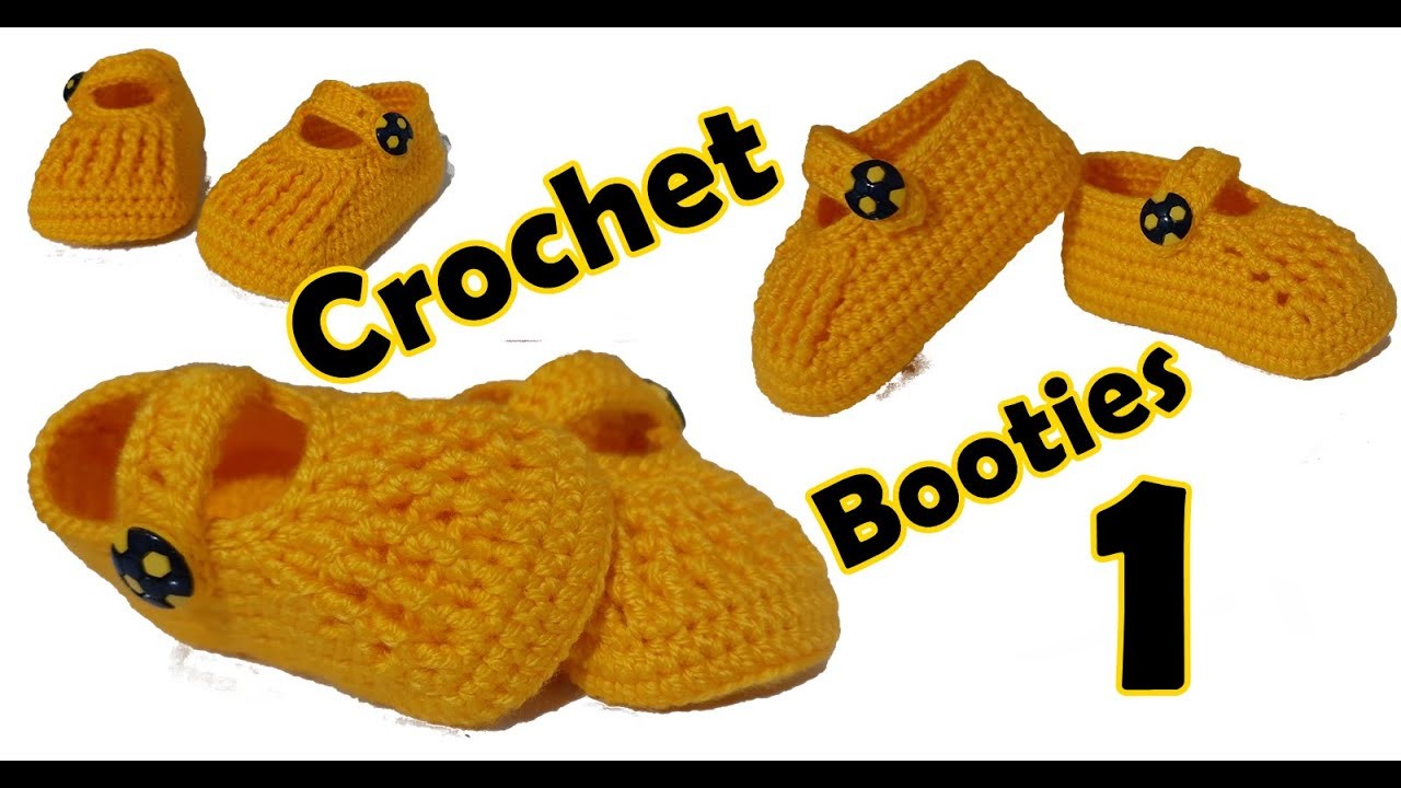 Crochet baby booties [1.3] Tığ işi patik (hard.complex level) #shorts #crochê #crochettutorial