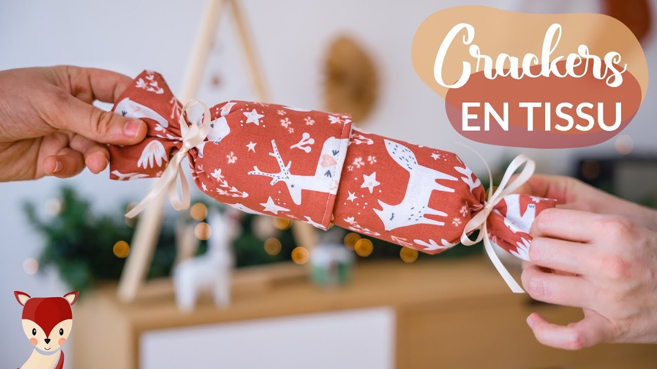 DIY de Noël - On fabrique des crackers en tissu !