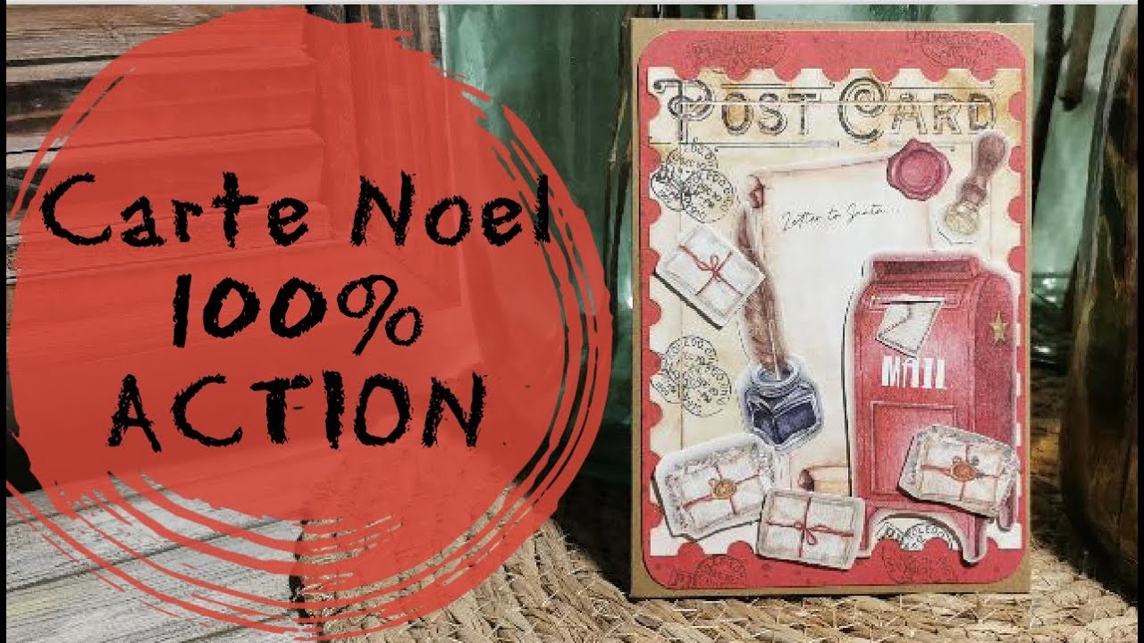 TUTO: Carte de NOEL 100% ACTION avec les Luxe Paper Block