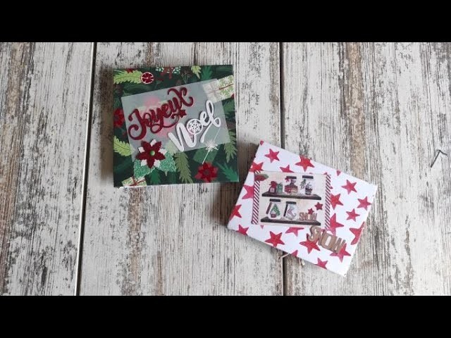 ???? Tuto scrap - Mini album accordéon de Noël Facile et rapide????