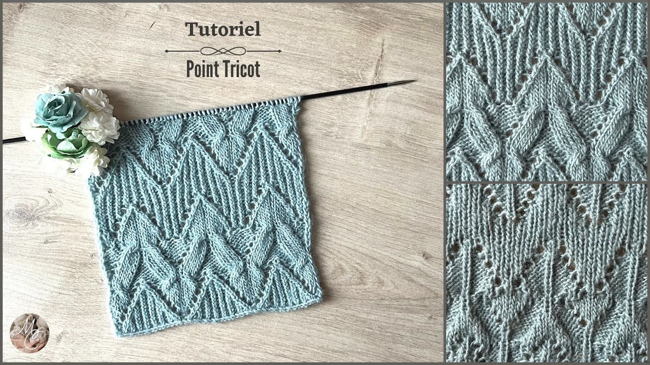 #303 Motif au Tricot - Résultat INCROYABLE!! - Maïlane - #tutorial #knitting #beautiful
