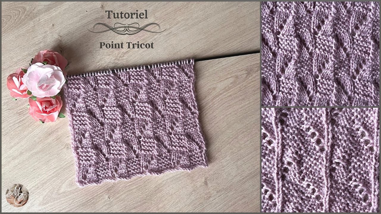 #306 Point Fantaisie DÉBUTANT✅ @sperenza @mailanec #tutorial #knitting #pattern