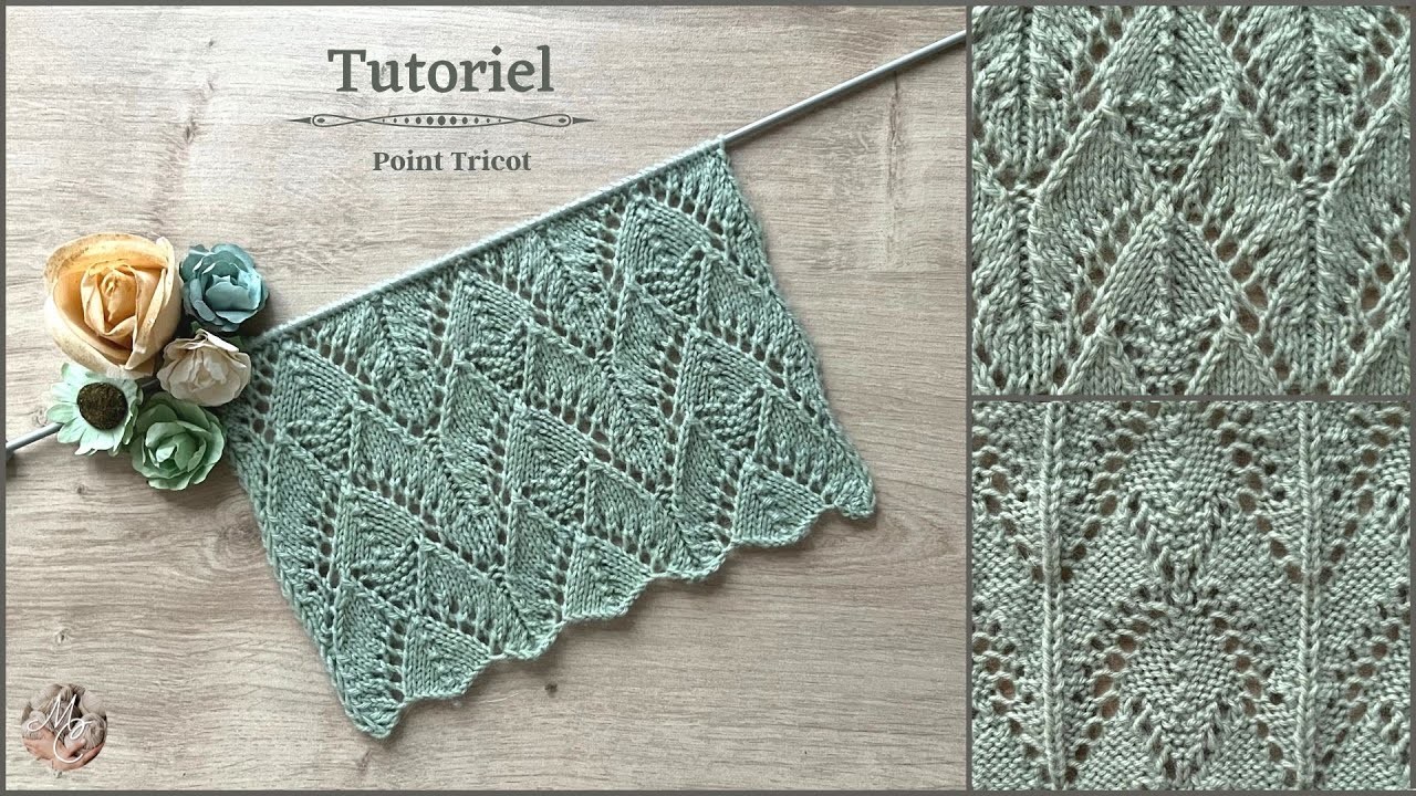 #308 Point Fantaisie au Tricot @mailanec #knitting #knittingpattern #tutorial #pattern
