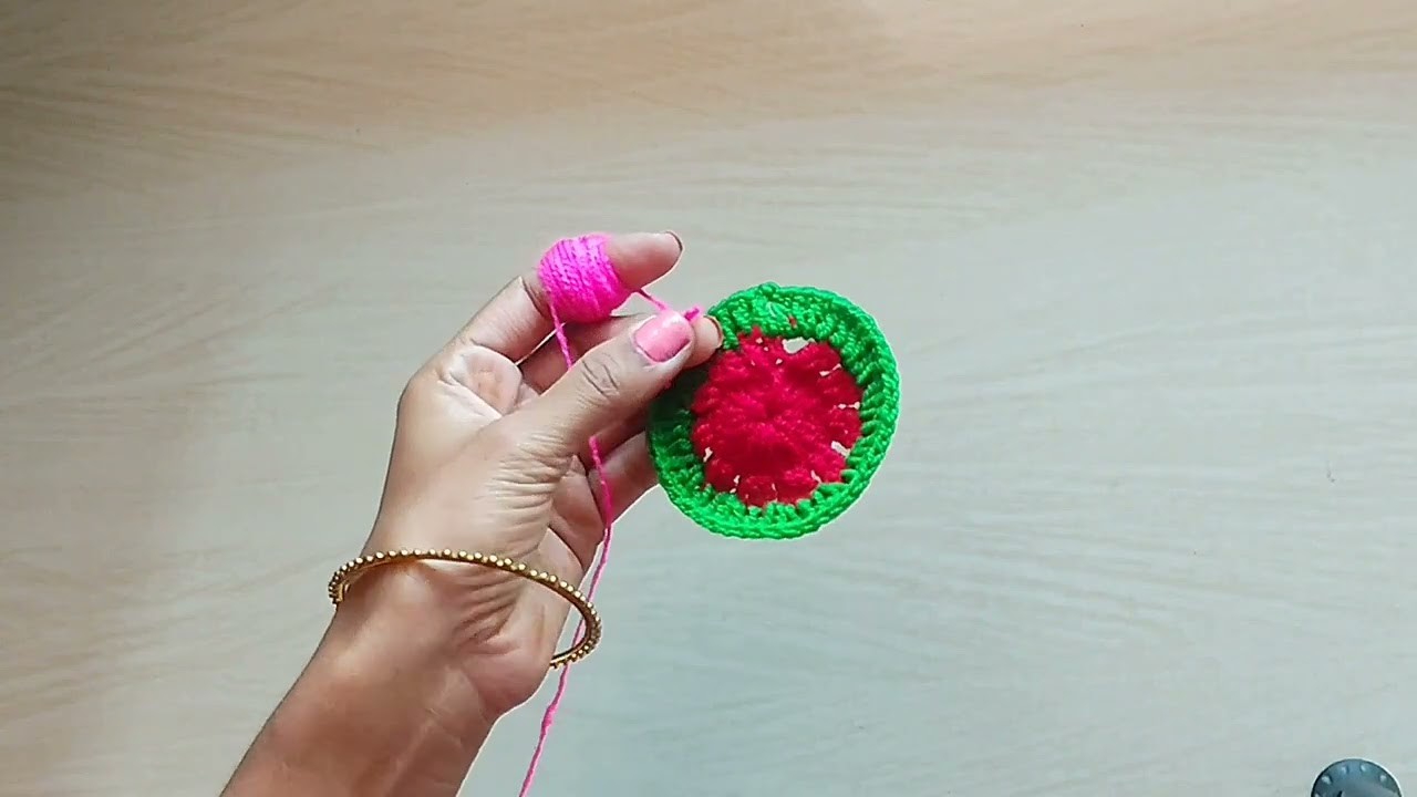 Crochet new pattern. Easy flower design