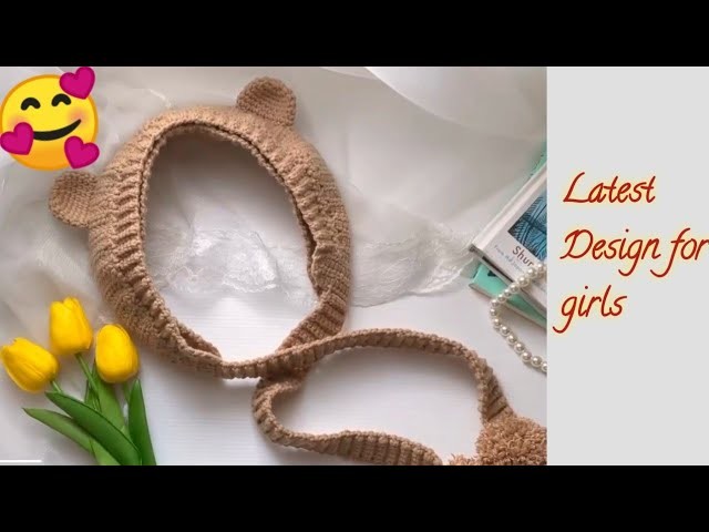 How to Crochet Bear Earmuffs | Scarf for Teenage Girl for Winter 2022-2023