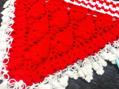 New crochet toran.Jhalar ka design.Toran patti.woolen toran.लोकरीचे toran.Sunita Wool World.thalposh