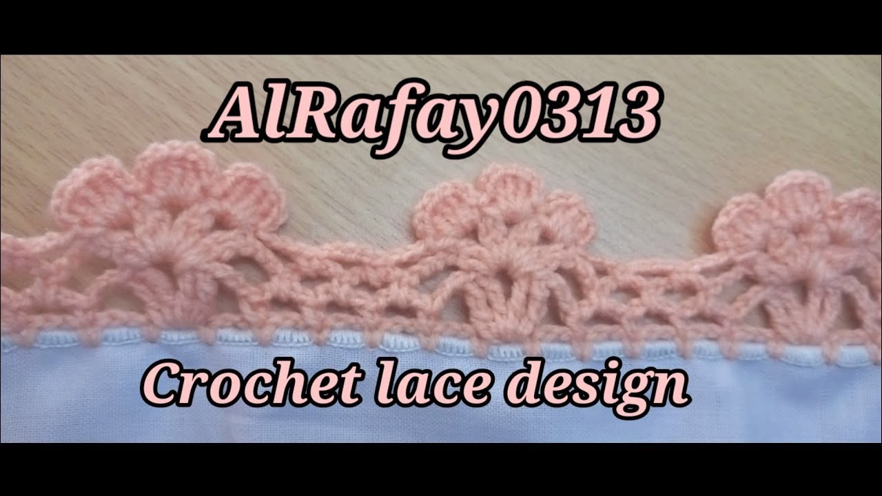 Crochet lace design crochet pattern by @alrafay0313