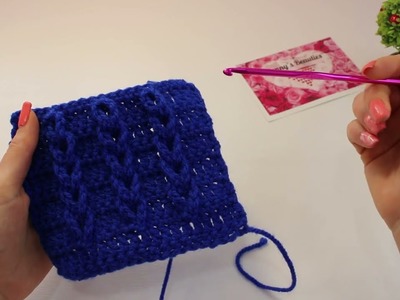 Плетка с Плетеница #2. How to crochet cables