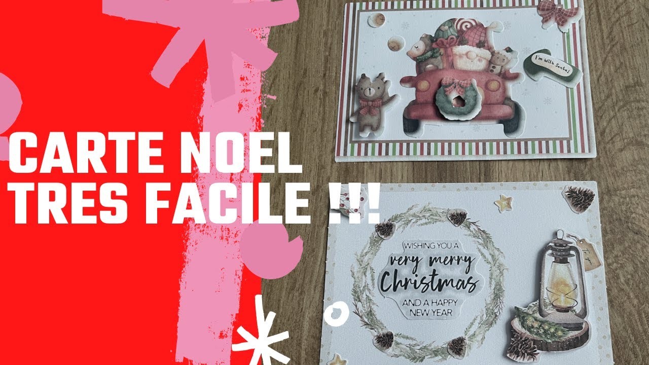 Carte Noël très facile