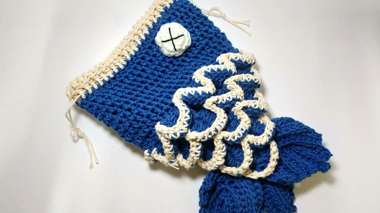 金魚束口袋[Crochet]Drawstring bag