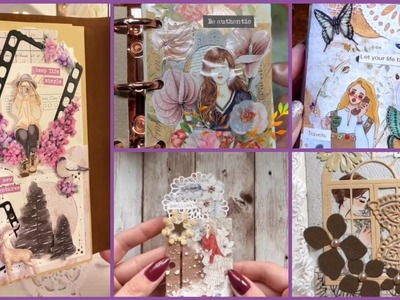 Journal with me | scrapbook journaling compilation ideas | Journal