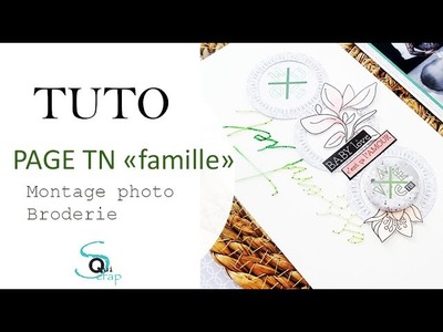 Tuto scrapbooking - page TN famille
