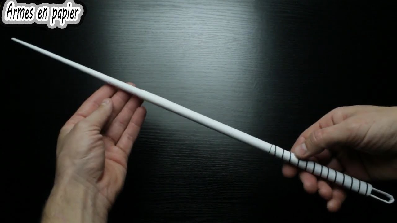 Comment faire une épée Nuibari de Naruto. Épée de papier.