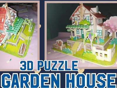 Garden House | 3D Puzzle | Paper Art #diy #puzzle