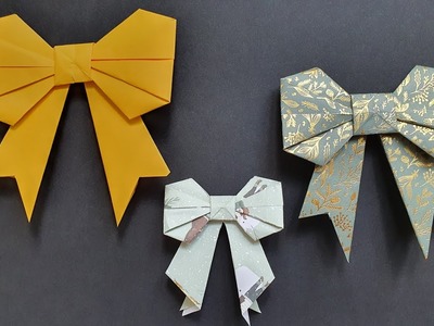 Noeud en origami: personnaliser vos cadeaux