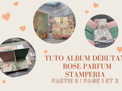 ✨TUTO ALBUM DÉBUTANT✨ROSE PARFUM : PARTIE 3 POP UP   #scrapbooking #brico&scrap #album #stamperia
