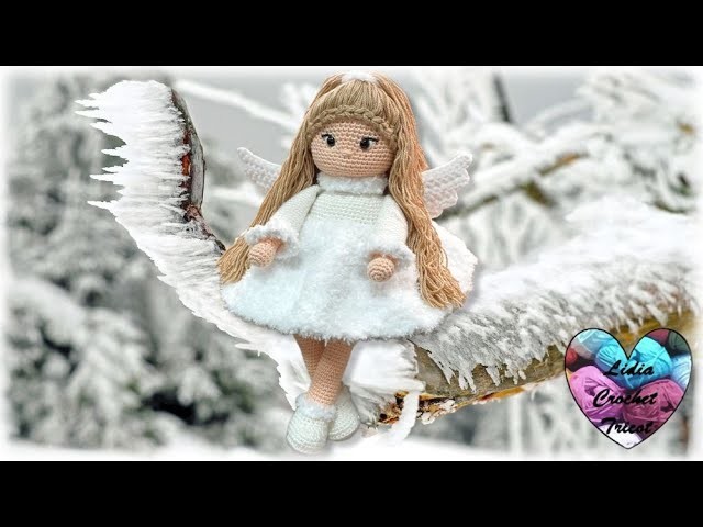 Ange des neige Crochet Amigurumi 2.3  #crochet #вязаниекрючком #crochetlovers crochet doll amigurumi