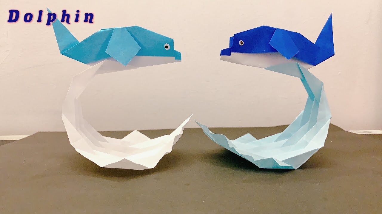 Origami - Origami dolphin