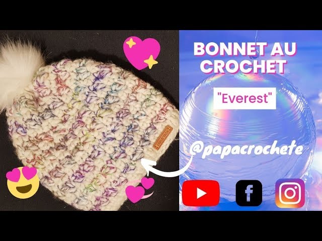 #BONNET AU CROCHET FACILE TUTO VIDÉO crochet for beginners