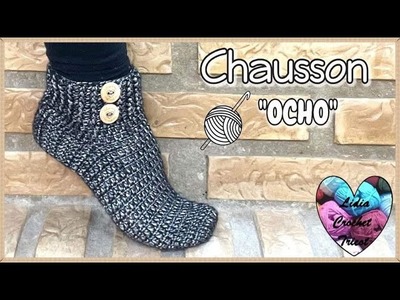 COCOONING!Tuto Chausettes crochet Calcetines tejidos a crochet socks crochet #crochet #knitting