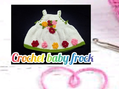 Crochet baby frock