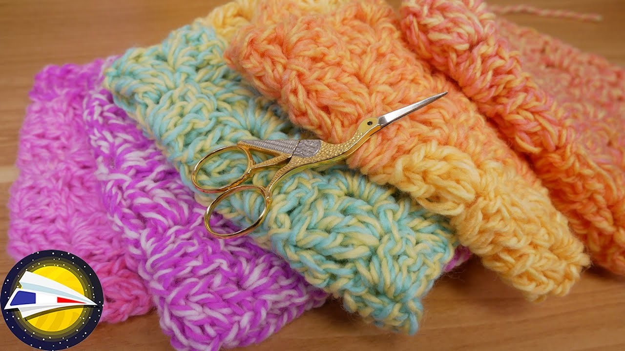 Crocheter une jolie écharpe en C2C | Echarpe pour l'hiver avec de jolies couleurs | Echarpe