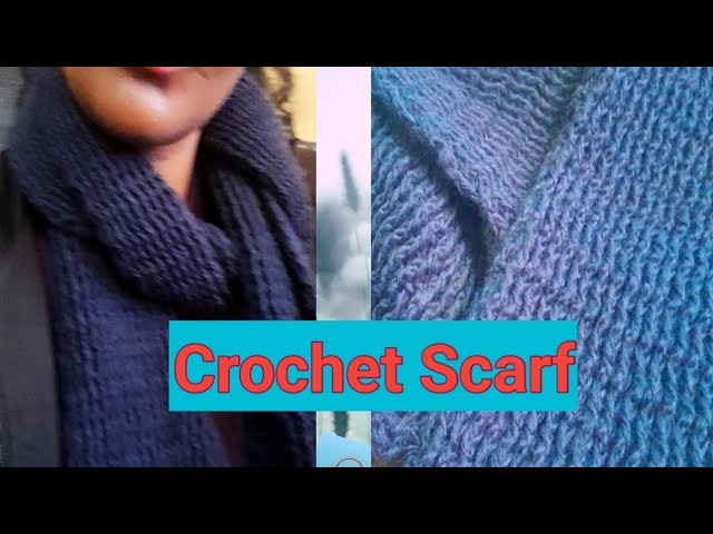 #LemiCrochet#crochetscarf #crochettutorial Esay Crochet Scarf