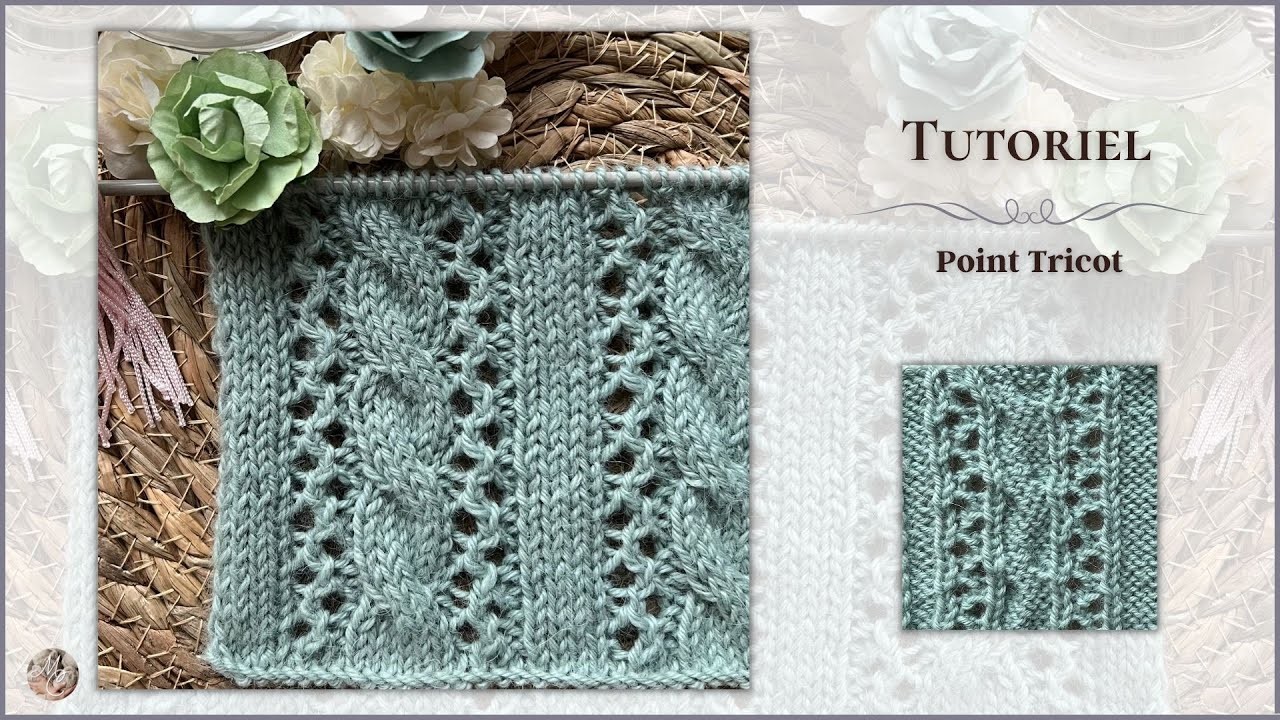 #315 Superbe motif. Idéal pour un pull @mailanec #knitting #knittingpattern #tutorial