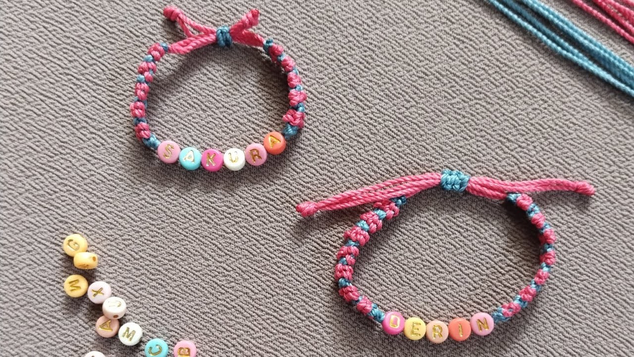 Macrame Bracelet with Beads