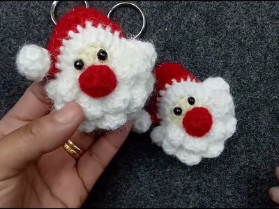 Santa Keychain Crochet DIY!!???? ????