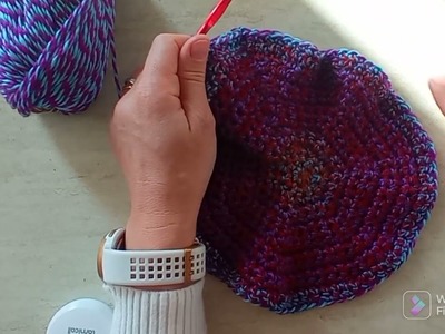 Béret facile et rapide à faire #crochettutorial #crochet #beret #uncinetto #diy