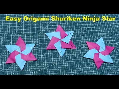 Easy Origami Shuriken Ninja Star - DIY Paper Shuriken Ninja 6 Star - Origami Toys - Simple Origami