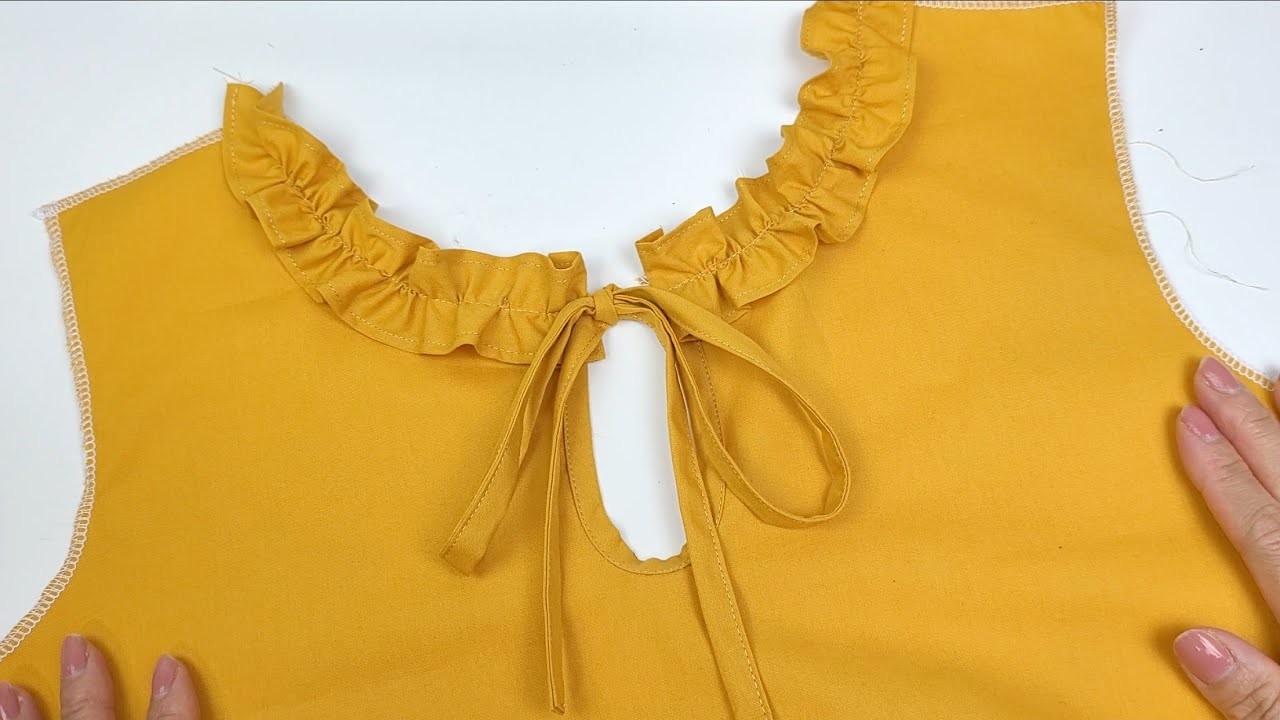 Tips and tricks to sew ruffle collar that you shouldn't overlook | Sewing Techniques