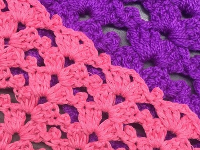 Beatiful easy crochet pattern Şahane bir tığişi modeli bir çok alanda kullanabileceğiniz bir model????