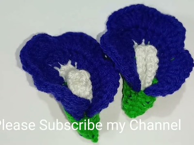Crochet Aparajita Flower.Amigurumi Flower.Crochet Flower.Free Pattern. @crochethouse97