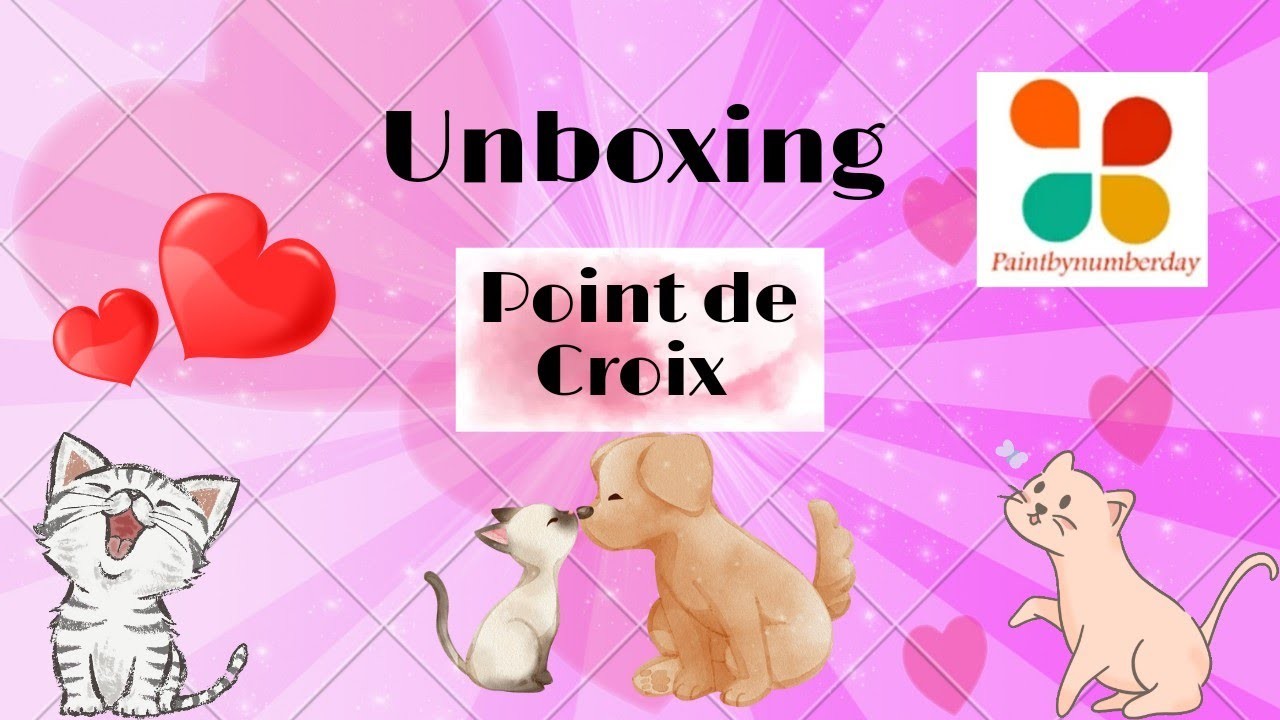 Unboxing #paintbynumberday #paintbynumerdaypointdecroix #pointdecroix #promotion #cadeaudenoel