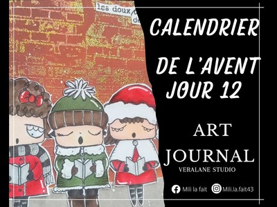 SCRAPBOOKING | CALENDRIER DE L'AVENT {JOUR 12} TUTO ART JOURNAL