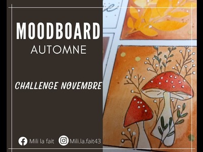 SCRAPBOOKING| MOODBOARD | Challenge Novembre