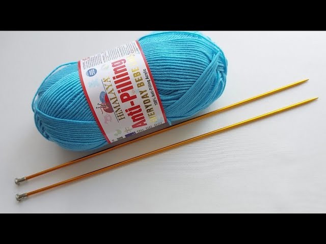 Çok kolay iki şiş yelek modeli Crochet knitting