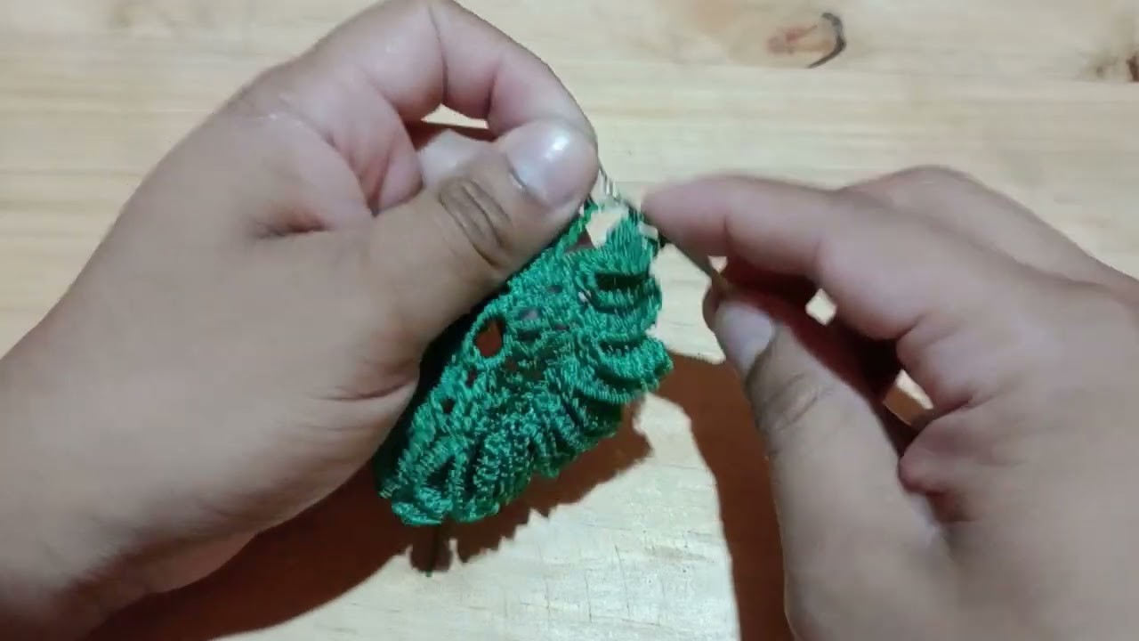 Tercera parte girasol tejido a crochet