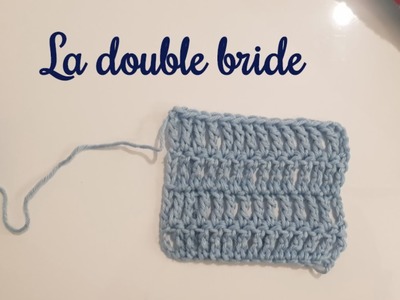 Tuto crochet débutant double bride - treble crochet tutorial - comment faire double bride au crochet