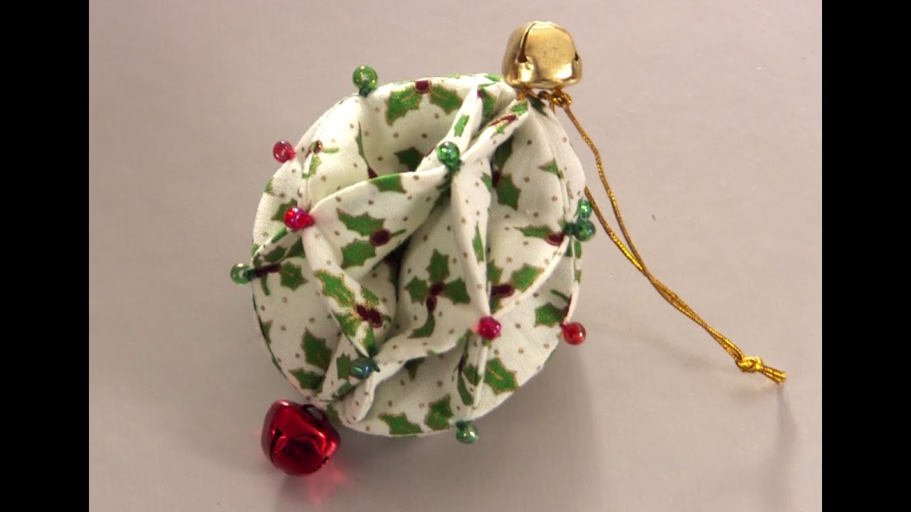 Boule de Noël originale, DIY couture, très facile