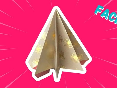 Origami sapin de Noël : arbre de noël simple en papier (Tuto Facile)