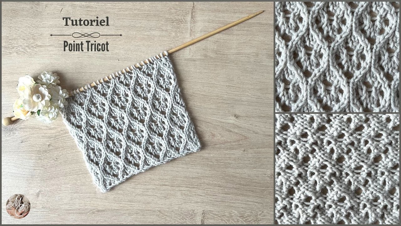 #302 Point Fantaisie au Tricot???? - Maïlane - #tutorial #knitting #knittingpattern #beautiful #pattern