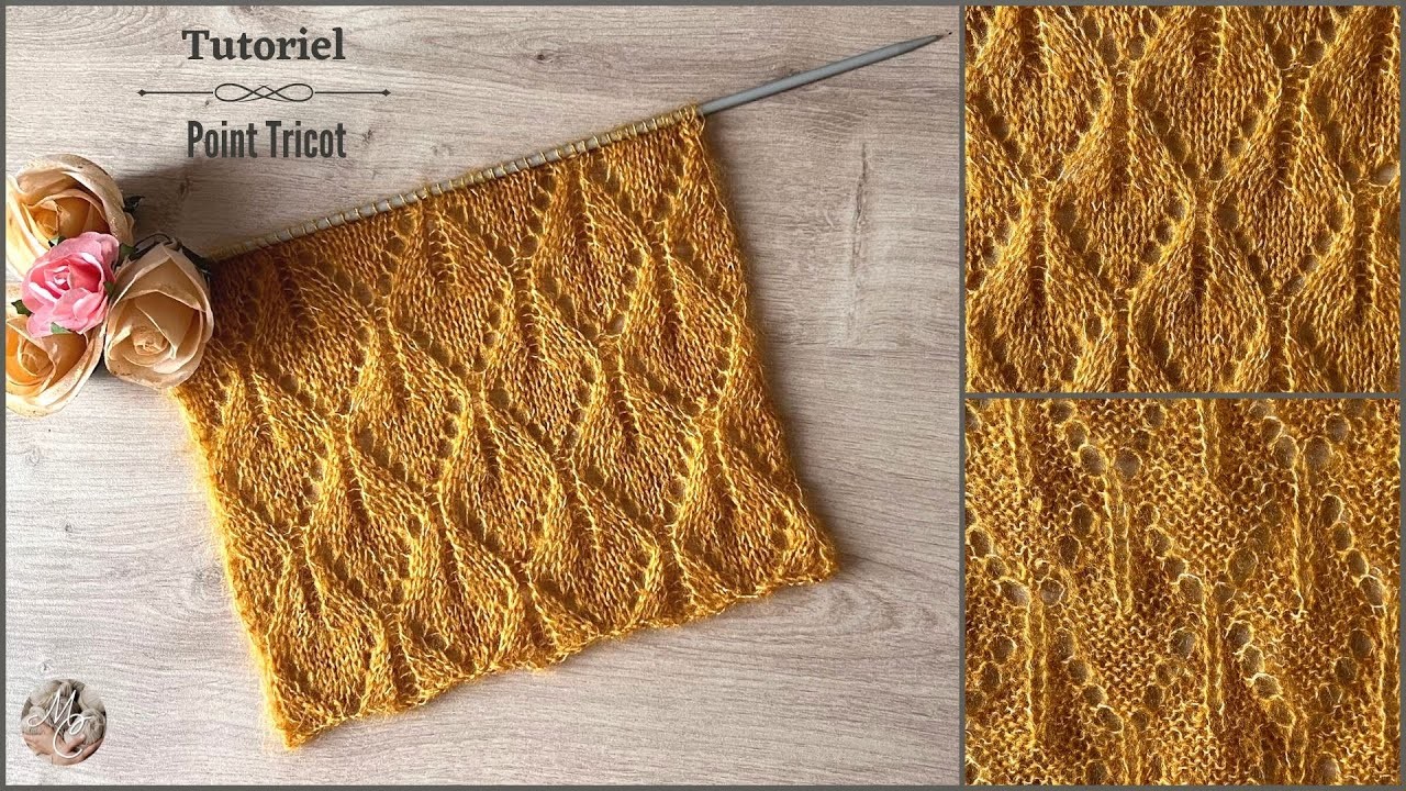 #305 Ticot: Tutoriel point FANTAISIE ???? - Maïlane - #knittingpattern #stitch #tutorial