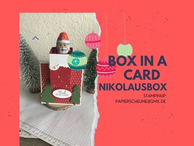 Box in a card. Nikolausgeschenk ????????