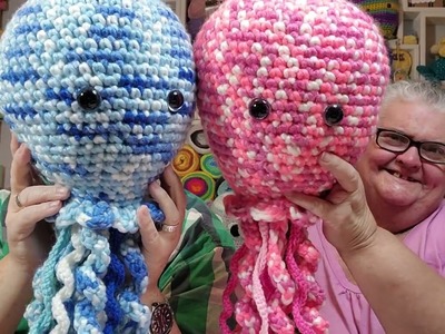 Crochet Amigurumi Jellyfish * Kawaii Jellyfish